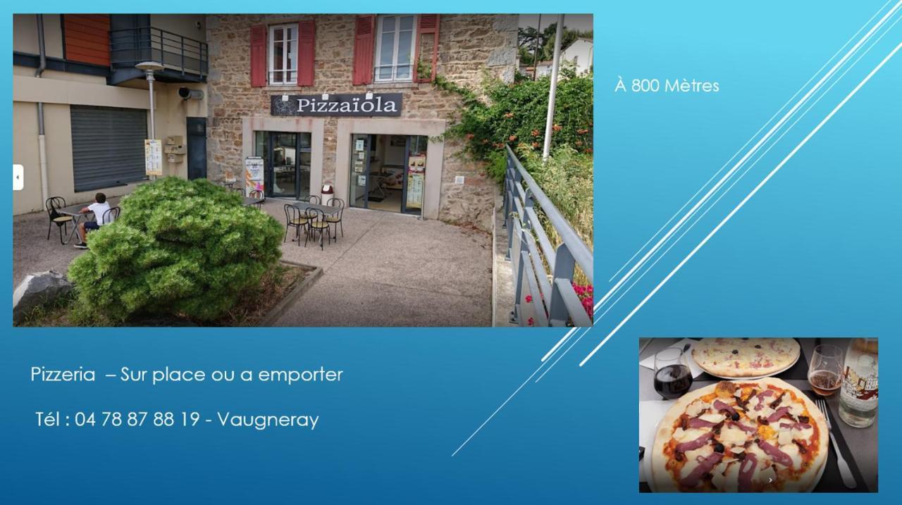 Bel Appartement T2 40 M² Vaugneray Exterior foto